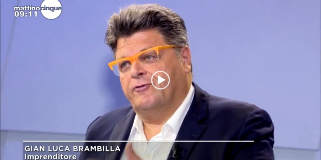 Gian Luca Brambilla a Mattino 5 Canale 5 24 settembre 2018