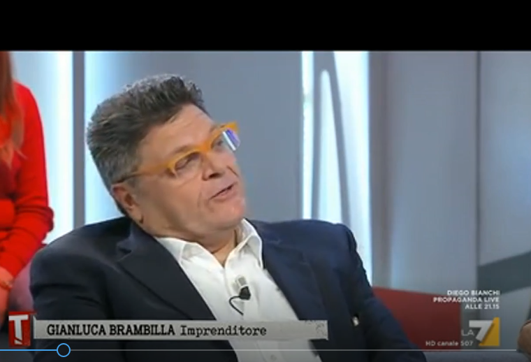 Gianluca Brambilla a Tagadà (La7) – Puntata del 2 novembre 2018